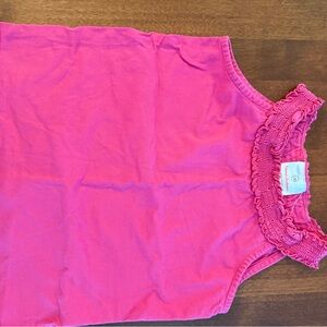 Hanna Andersson Pink Ruffled Tank Top